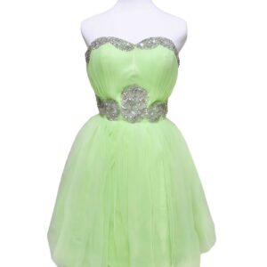 Emerald Green Short Tulle Dress